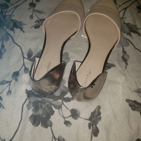 Calvin Klein Shoes | Calvin Klein Size Pointed Toe Flats | Poshmark
